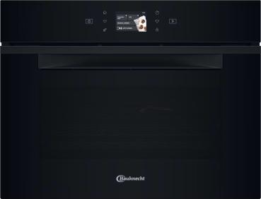 Bauknecht BCW11O7FHTSK - Backofen mit Mikrowelle und Dampf, Full black, 53L, 60 x 45 cm, 5 Jahre Garantie